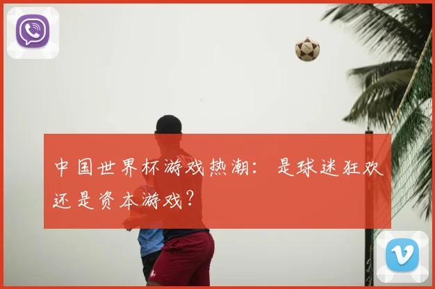 中国世界杯游戏热潮:是球迷狂欢还是资本游戏?